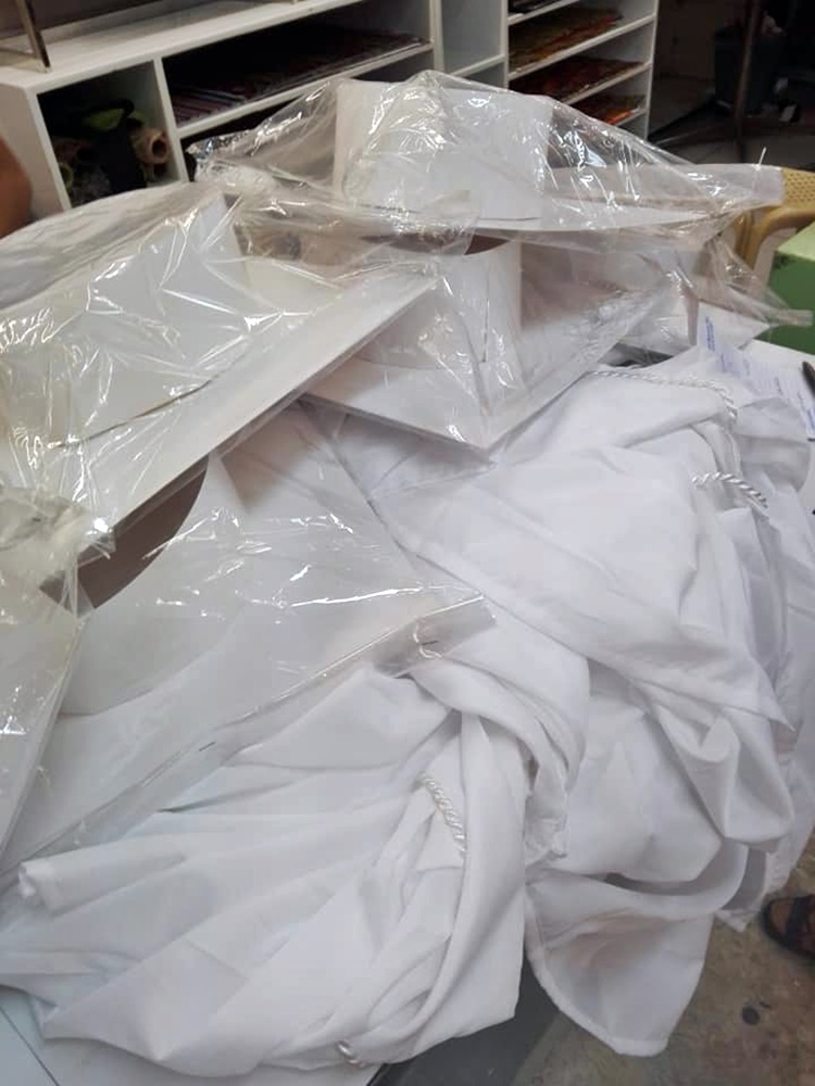 teacher buying togas