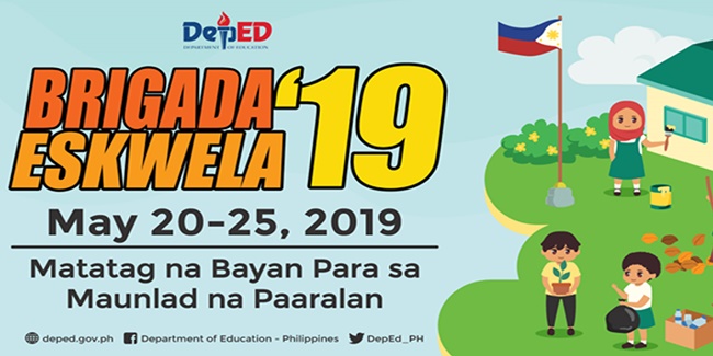 Brigada Eskwela 2019 Clean-Up Drive Starts In Public Schools Today