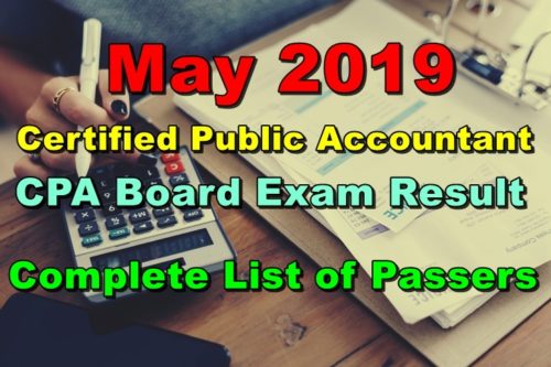 CPA Board Exam Result