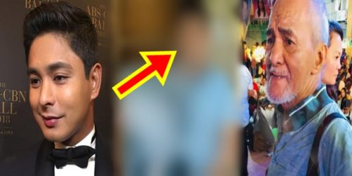 Coco Martin elderly fan gift