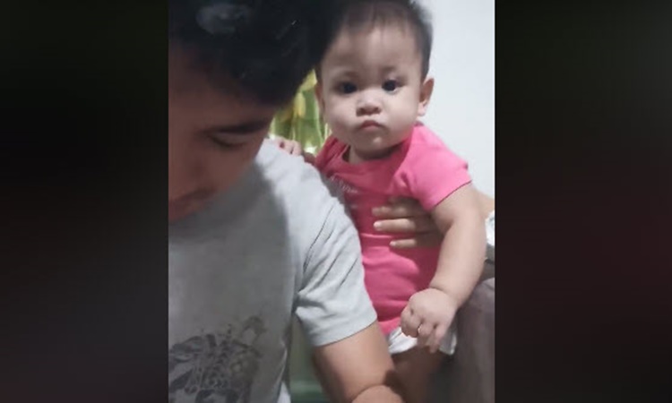 Cute Baby Trying To Reach Food Goes Viral (Video)