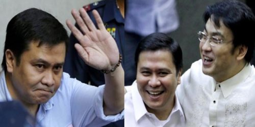 Jinggoy Estrada and Bong Revilla