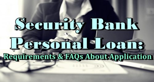 Security Bank Personal Loan