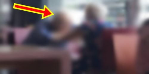 elderly couple in McDo 2