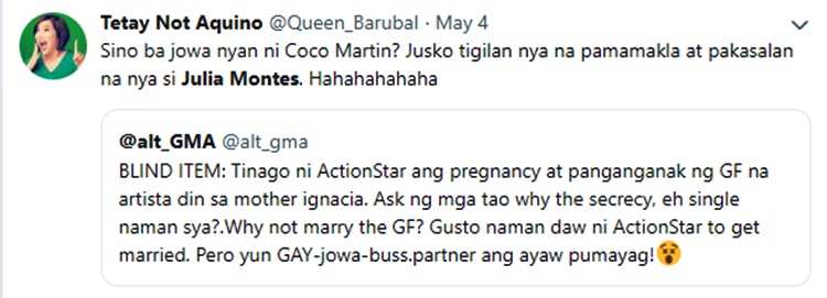 coco martin julia montes blind item
