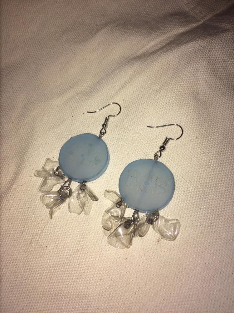 Recycled Earrings Made From Used Plastic Bottles Circulate Online