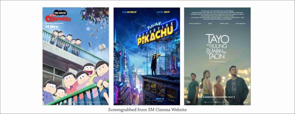SM Cinema Showing Movies Today May 25, 2019