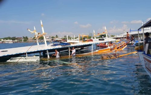 submerged motor banca