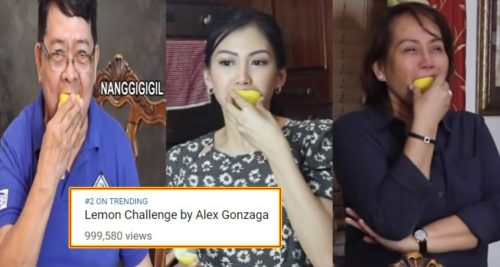 Alex Gonzaga Lemon Challenge