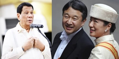 Duterte and imperial couple