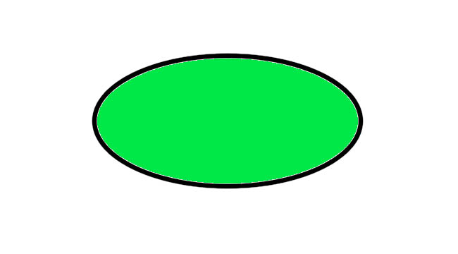 3d oval shape name