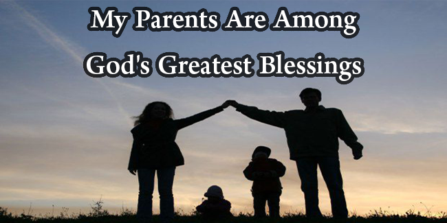 essay on parents a great blessing