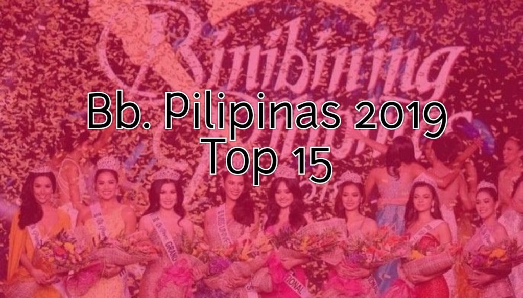 Bb. Pilipinas 2019 Top 15