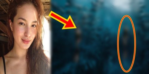 Sarah Lahbati underwater photos 2