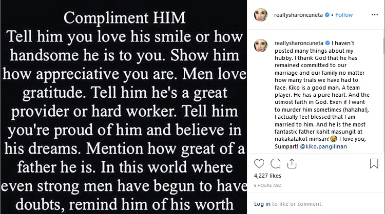 Sharon Cuneta Post
