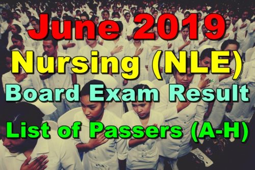 Nursing Board Exam Result