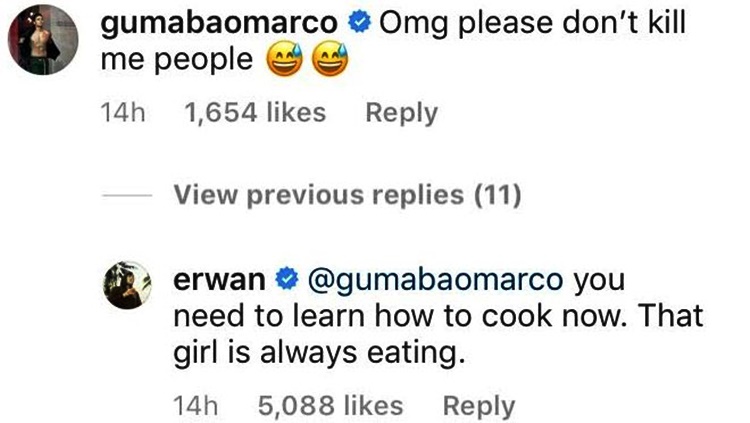 Erwan Heussaff Comments