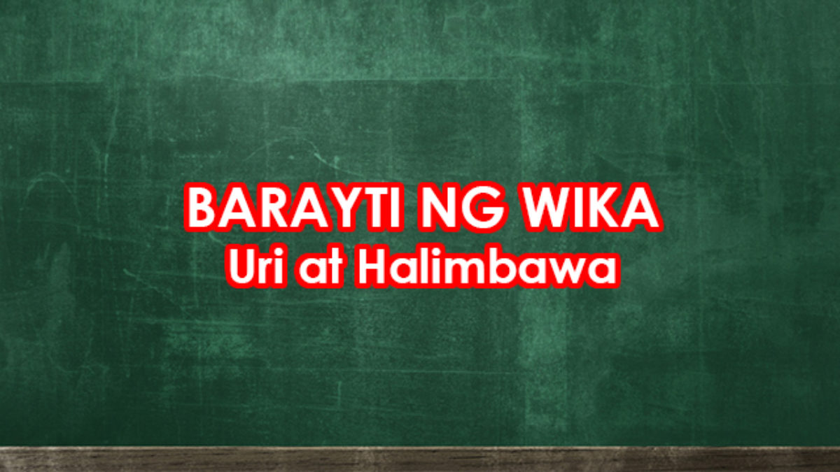 Ano Ang Ibig Sabihin Ng Register/barayti Ng Wika