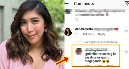 Dani Barretto Reacts