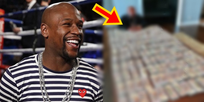 Floyd Mayweather Flaunts $2M In Cash On Table To Celebrate 4th Of July