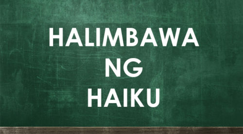 HALIMBAWA NG HAIKU