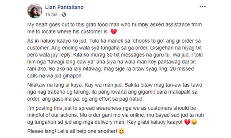 Netizen-post-GrabFood-Deliveryman