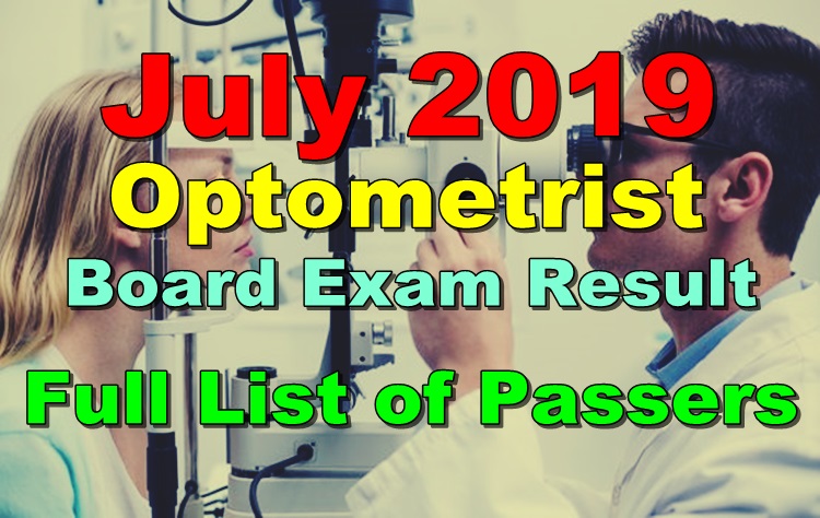 Optometrist Board Exam Result