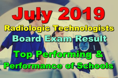 RadTech Board Exam Result