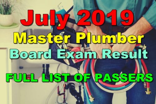 Master Plumber Board Exam