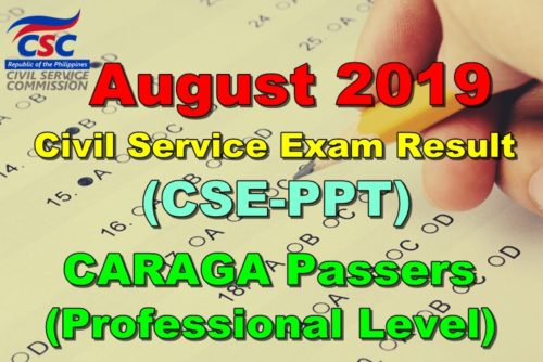 Civil Service Exam Result