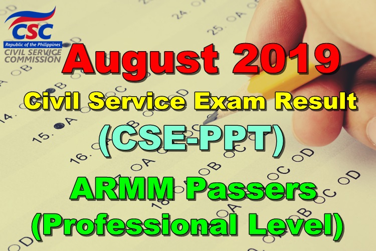 Civil Service Exam Result