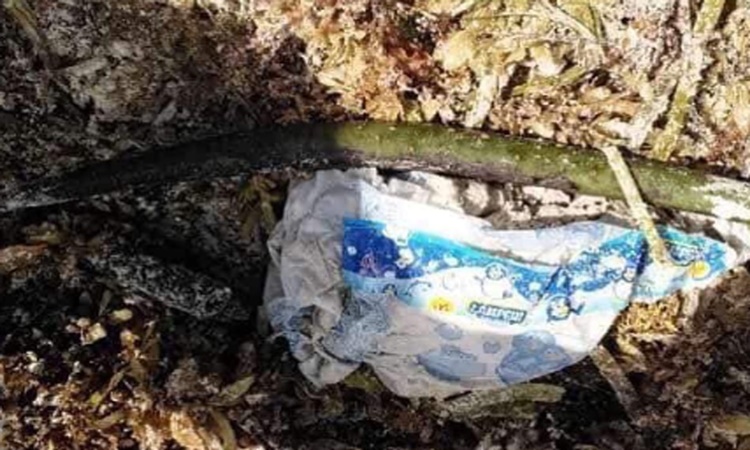 Diaper Found By Beach Guard In Closed Portion Of Boracay Island