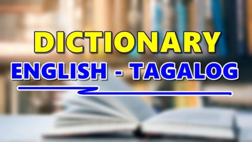 Dictionary English Tagalog