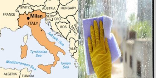 Filipina Cleaning Window 4