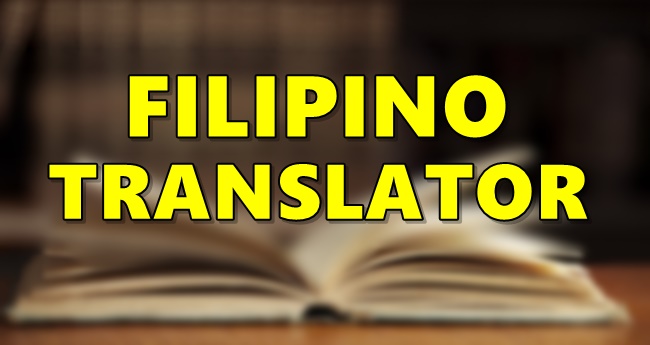 tagalog language translator