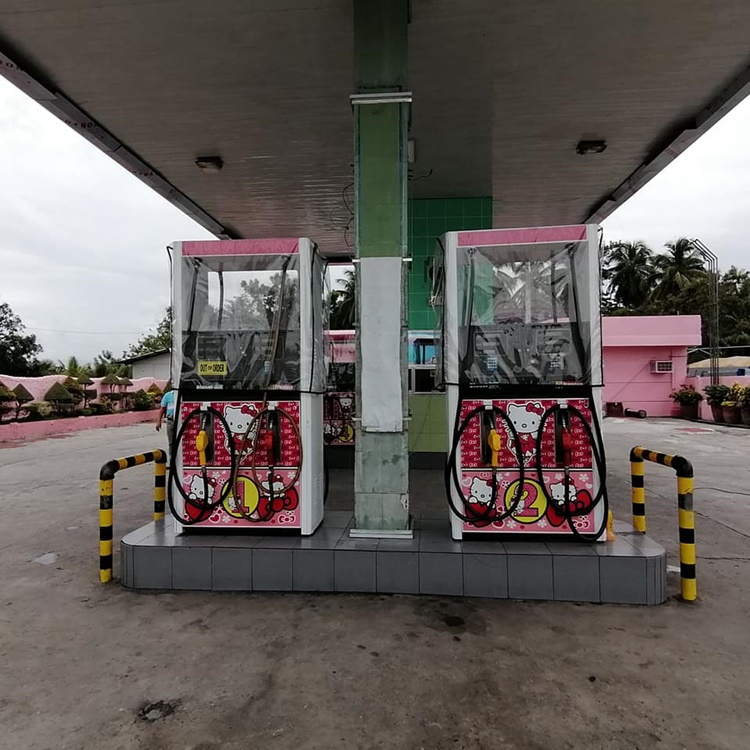 Hello Kitty Gas Station In South Cotabato Hooks Motorists