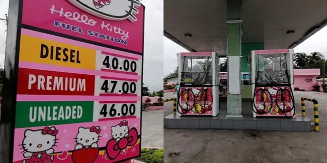  Hello  Kitty  Gas  Station In South Cotabato Hooks Motorists