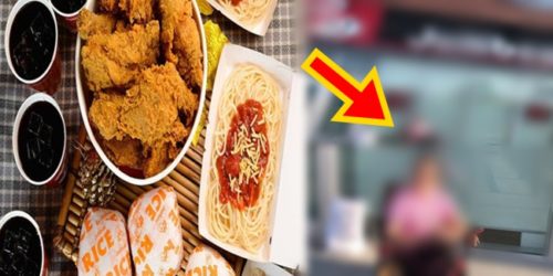 Jollibee Canada man camp outside store 2