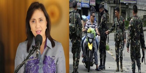 Leni robredo on Martial Law