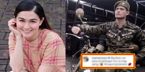 Marian Rivera comment on Dingdong Dantes post