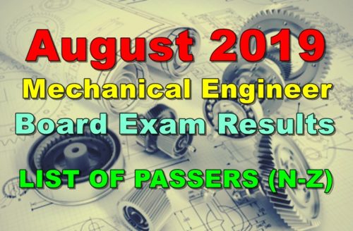 Mechanical Engineer Board Exam