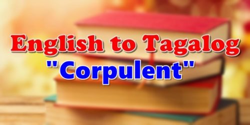 Translate English To Tagalog Corpulent
