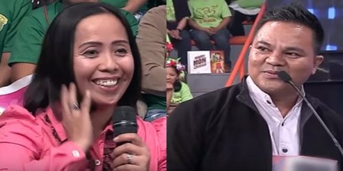 Wowowin contestant Jomar & cherry