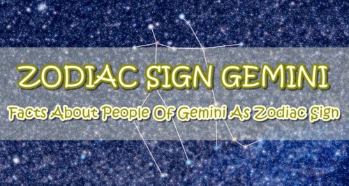 Zodiac Sign Gemini
