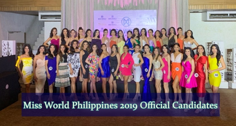 miss world philippines 2019 official candidates