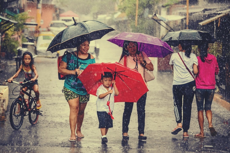 PAGASA Combined Effects of LPA & Habagat Bring Rains Over Parts of PH