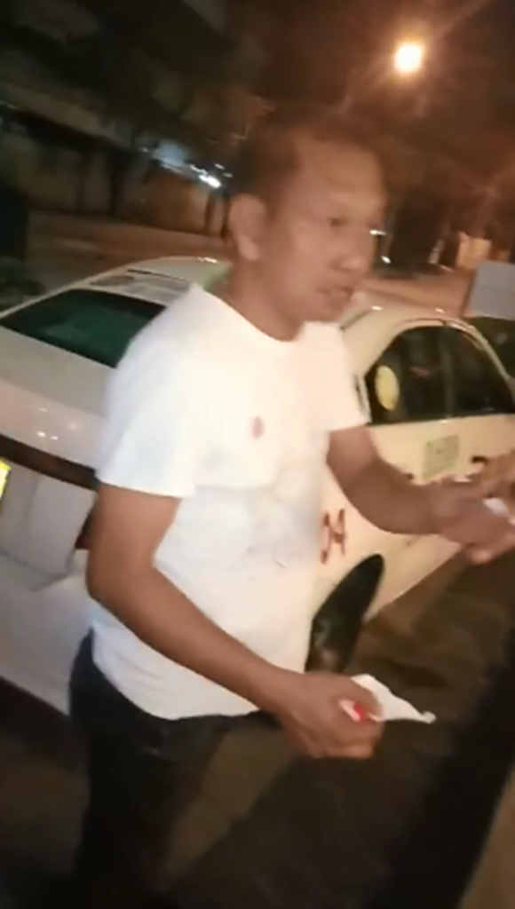 Abusive Taxi Driver