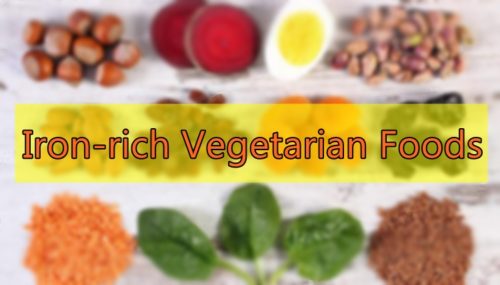 vegetarian foods iron-rich