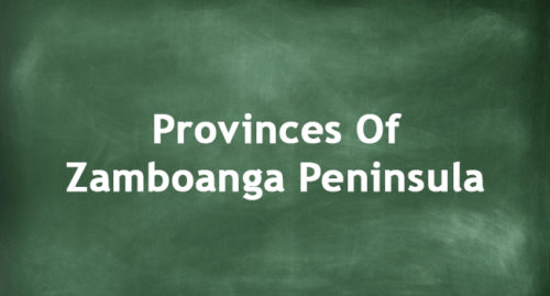 PROVINCES OF ZAMBOANGA PENINSULA