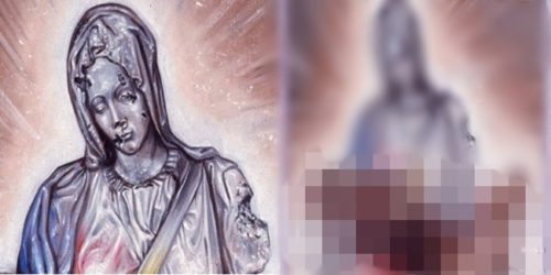 Painting Virgin Mary 2